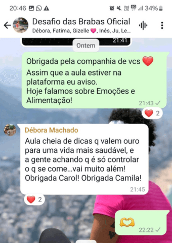 Aula cheia de dicas